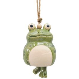 Frog Bell Green 18cm