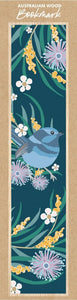 Christie Williams Wooden Bookmark Blue Ren