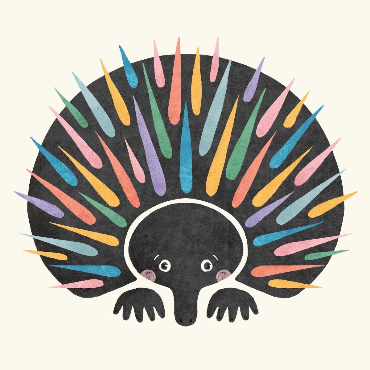 Wirihana Design Echidna Greeting Card