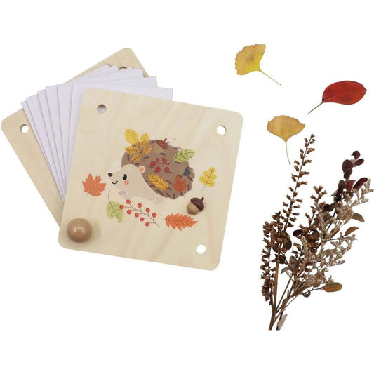 Wooden Flower Press Echidna