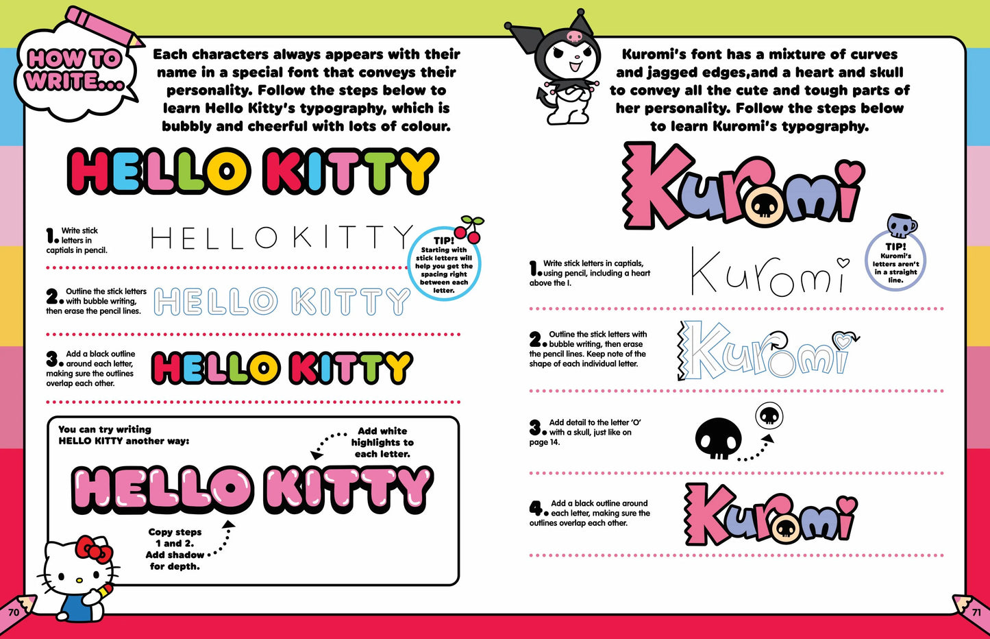 How To Draw Hello Kitty And Friends
