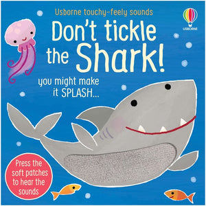 Usborne Touchy Feely Sounds Board Book Don't Tickle The Shark