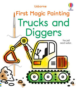 Usborne First Magic Painting Trucks And Diggers