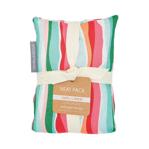 Annabel Trends Heat Pack Pillow Linen Sherbet Ribbons