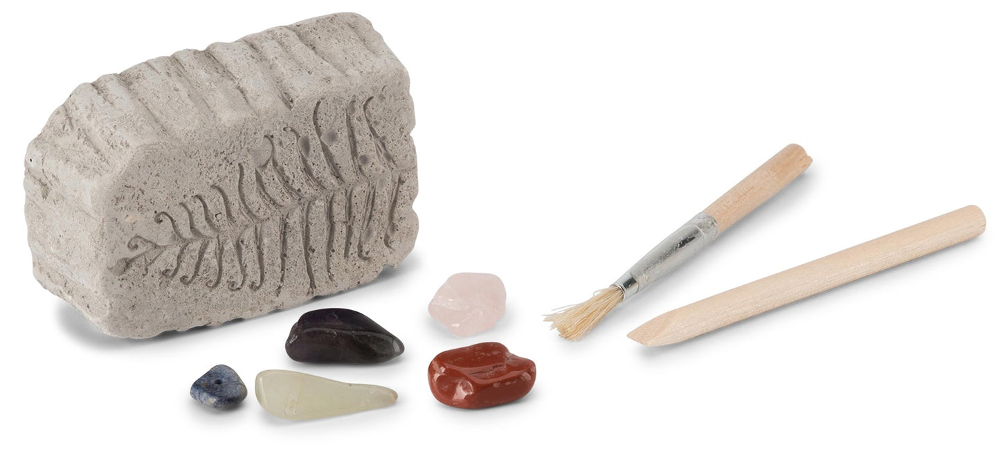 Heebie Jeebies Pocket Money Science Crystal Mania Gemstone Dig