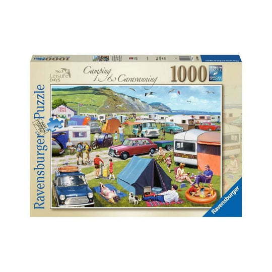Ravensburger 1000pc Jigsaw Puzzle Camping and Caravanning