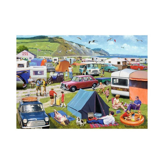 Ravensburger 1000pc Jigsaw Puzzle Camping and Caravanning