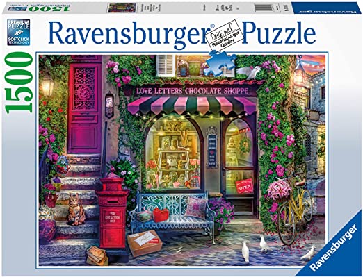 Ravensburger 1500pc Jigsaw Puzzle Love Letters Chocolate Shop