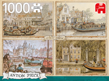 Jumbo 1000pc Jigsaw Puzzle Anton Pieck Canal Boats