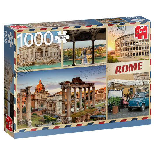 Jumbo 1000pc Jigsaw Puzzle Greetings from Rome