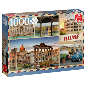 Jumbo 1000pc Jigsaw Puzzle Greetings from Rome