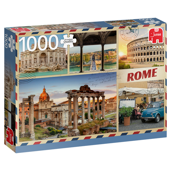 Jumbo 1000pc Jigsaw Puzzle Greetings from Rome