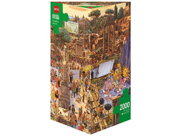 Heye Triangular 2000pc Jigsaw Puzzle Fashion Shoot Peter Knorr