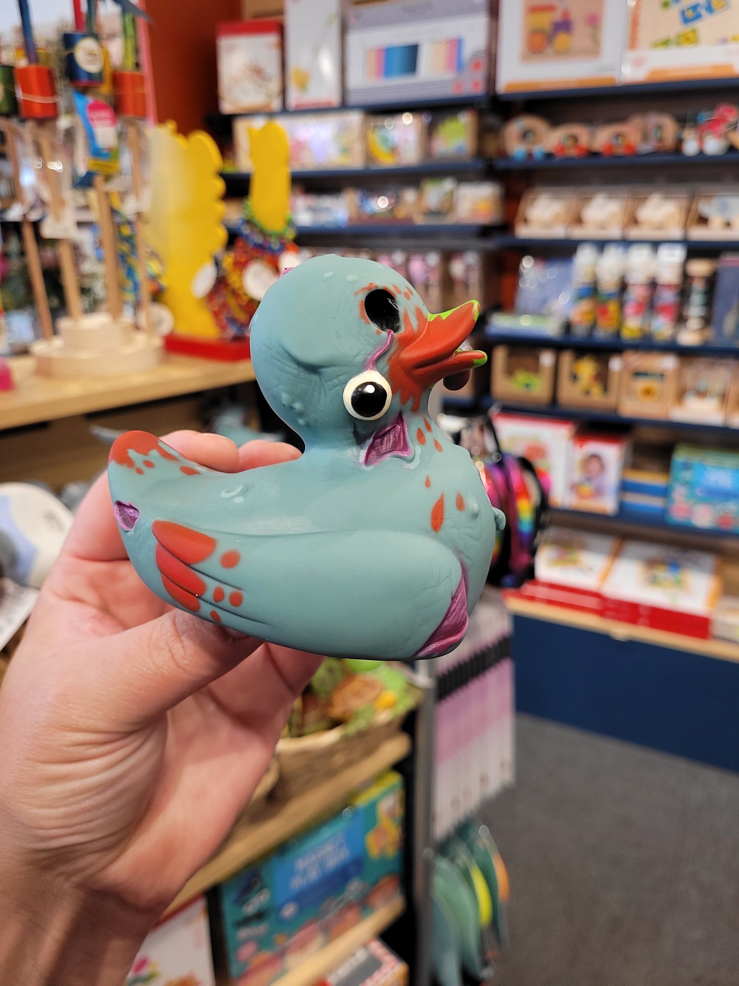 Wild Republic Rubber Duck Zombie Bath Toy