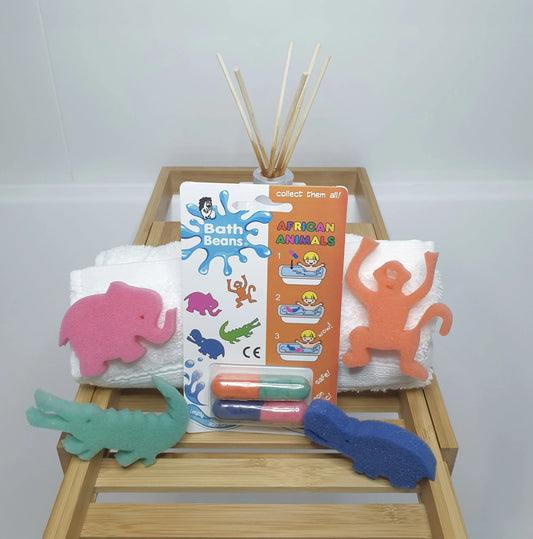 African Animals Bath Beans