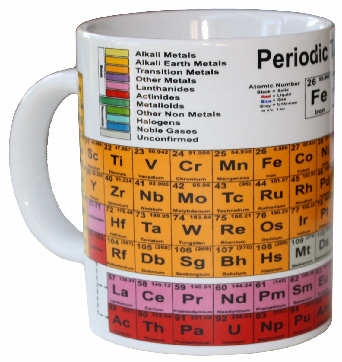 Discover Science Mug Periodic Table