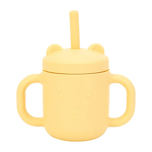 Annabel Trends Mini Sippi Bear with Handles - Lemon