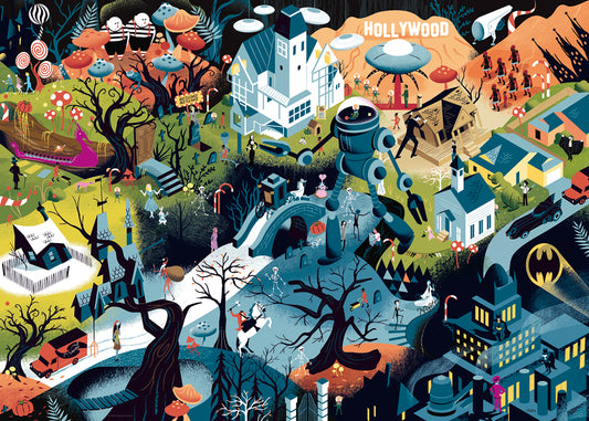 Heye 1000pc Jigsaw Puzzle Movie Masters Tim Burton