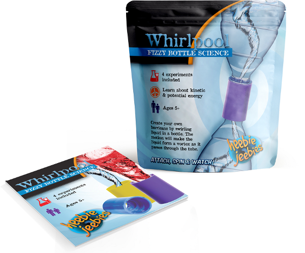 Heebie Jeebies Pocket Money Science Whirlpool Bottle Vortex Valve