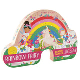 Floss and Rock 80pc Shaped Jigsaw Puzzle Rainbow Fairy