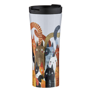 Ashdene Quirky Cats Photobomb Travel Mug