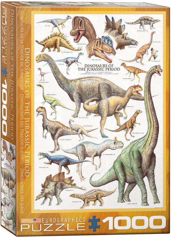 Eurographics 1000pc Jigsaw Puzzle Dinosaurs Jurassic Period