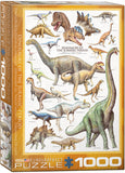 Eurographics 1000pc Jigsaw Puzzle Dinosaurs Jurassic Period