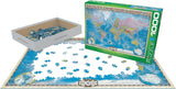 Eurographics 1000pc Jigsaw Puzzle Map of the World