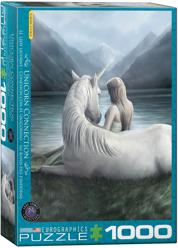 Eurographics 1000pc Jigsaw Puzzle Anne Stokes Unicorn Connection