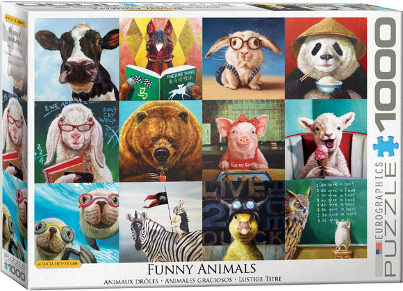 Eurographics 1000pc Jigsaw Puzzle Funny Animals