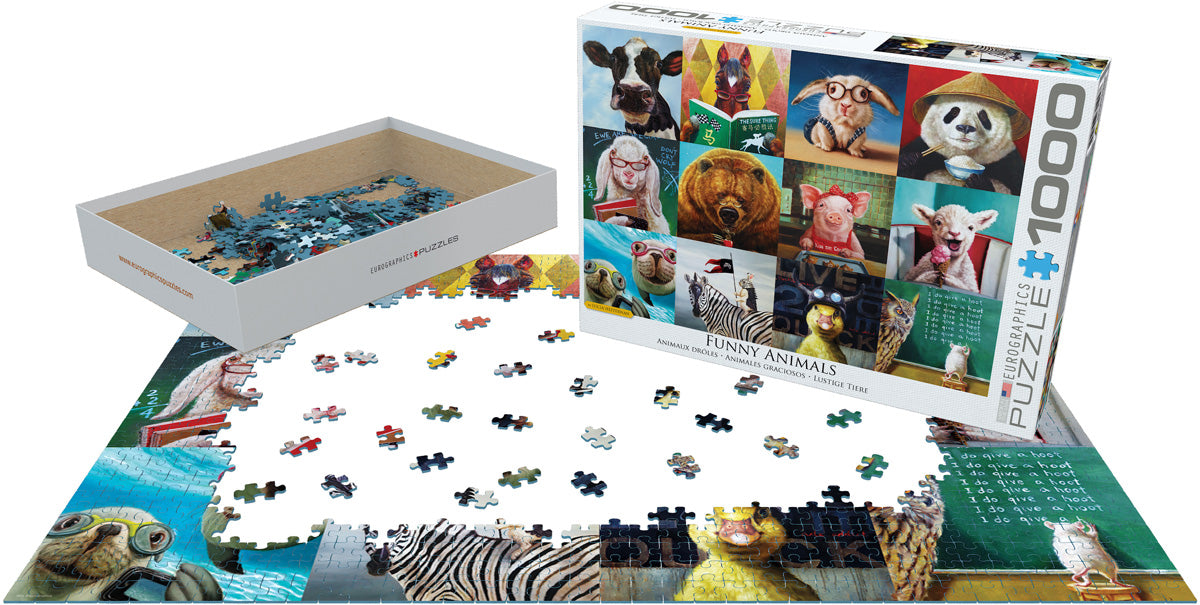 Eurographics 1000pc Jigsaw Puzzle Funny Animals