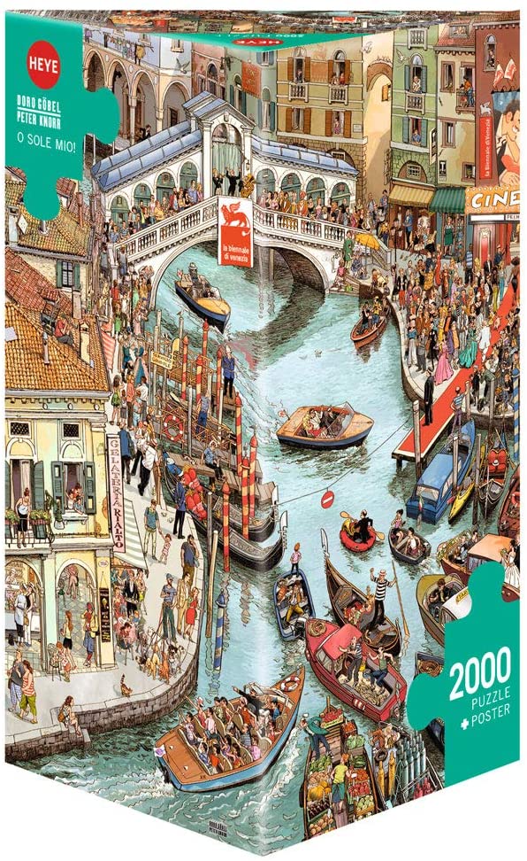 Heye Triangular 2000pc Jigsaw Puzzle O Sole Mio