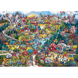 Heye Triangular 2000pc Jigsaw Puzzle Go Camping Rita Berman