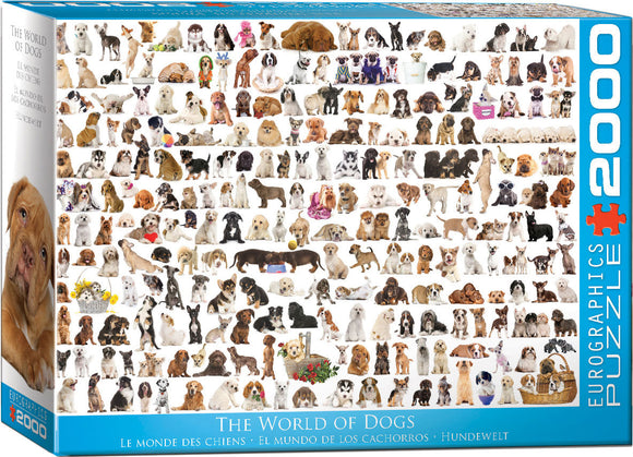 Eurographics 2000pc Jigsaw Puzzle The World of Dogs