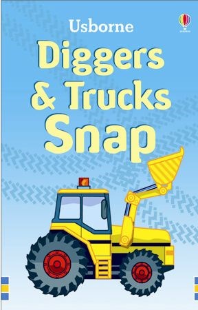 Usborne Snap Card Game Diggers and Trucks