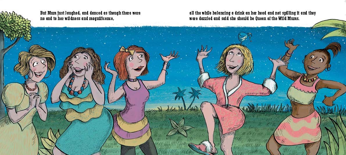 Where the Wild Mums Are By Katie Blackburn Hardcover Book