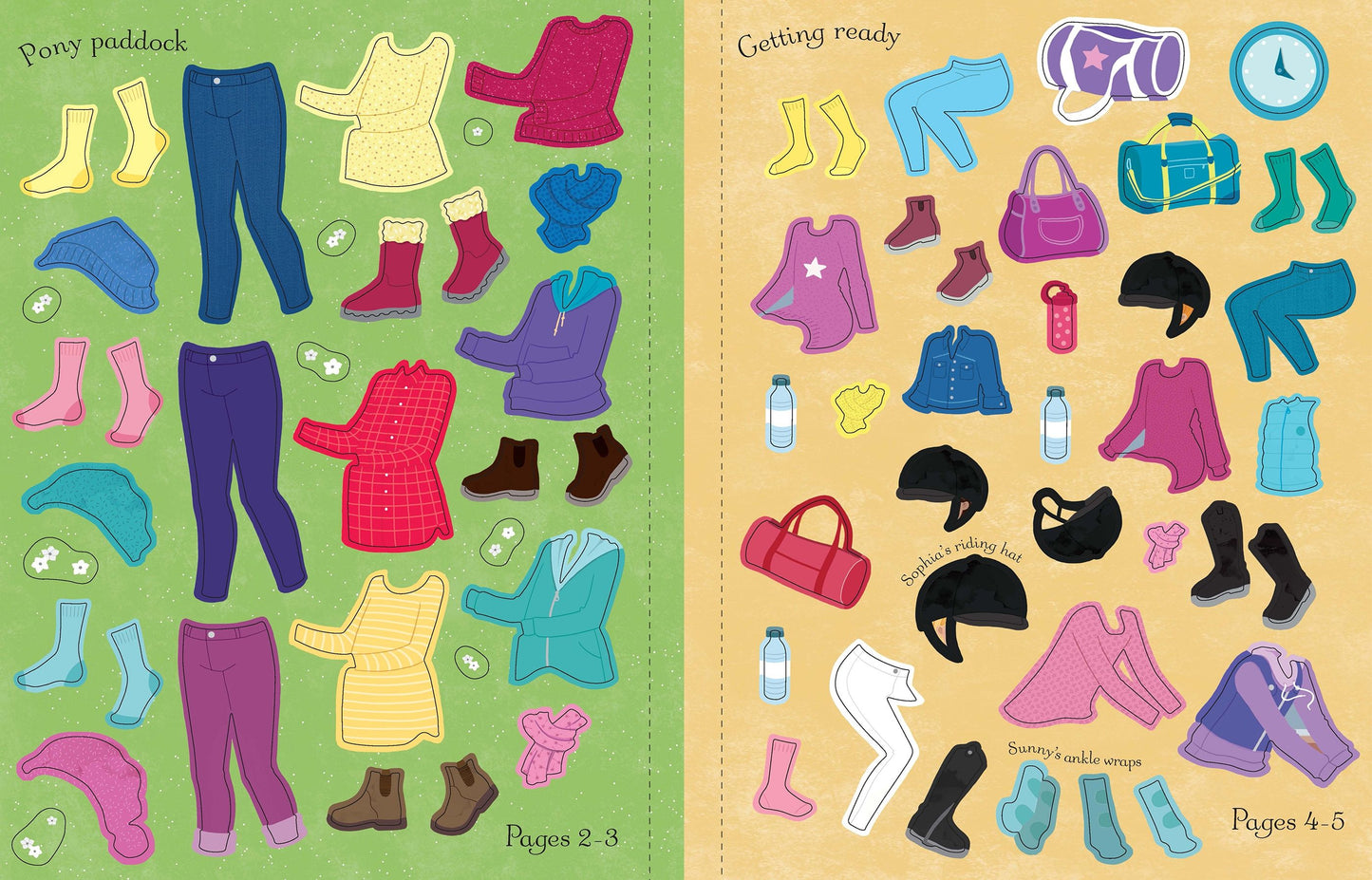 Sticker Dolly Dressing Horse Show Usborne Activity Book