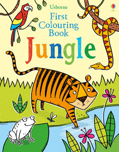 First Colouring Book Jungle Activity Book Usborne Soft Cover Book
