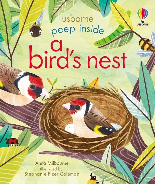 Peep Inside A Birds Nest Usborne Hard Cover Book