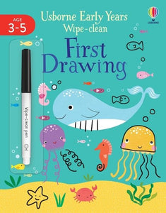 First Drawing Usborne Early Years Wipe-Clean Activity Book