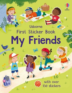 Usborne First Sticker Book My Friends Softcover Activity Book