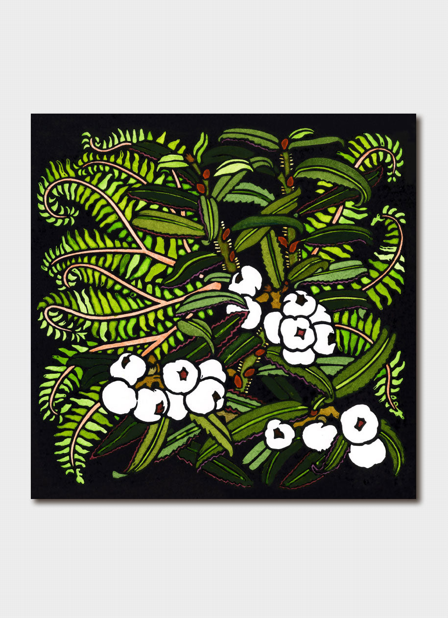 Kit Hiller Greeting Card Snowberries