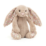 Jellycat Plush Blossom Bunny Beige Pink Ears Little