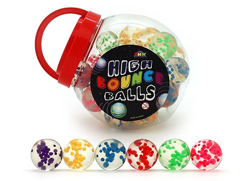 High Bounce Balls with Pearl Beads 45mm