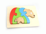 Kaper Kidz 5pc Jigsaw Puzzle Bear And Baby