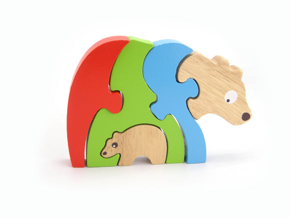 Kaper Kidz 5pc Jigsaw Puzzle Bear And Baby