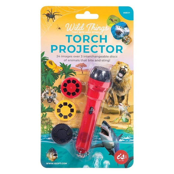 Torch Projector Wild Things That Bite And Sting with 3 Discs