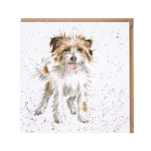 Wrendale Country Set Greeting Card Time To Play Terrier