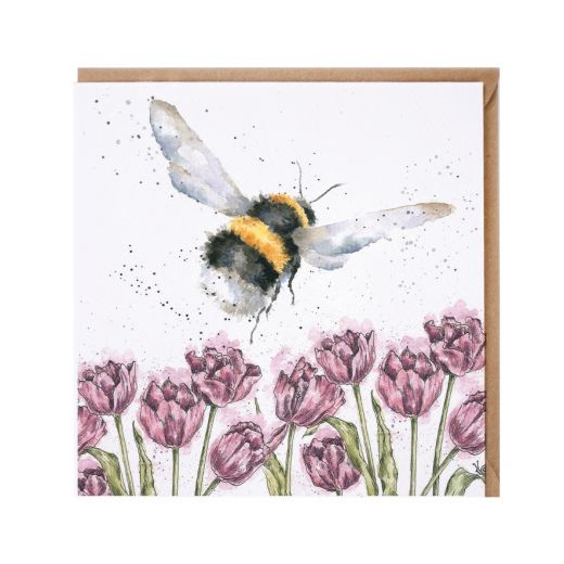 Wrendale Country Set Greeting Card Flight Of The Bumblebee