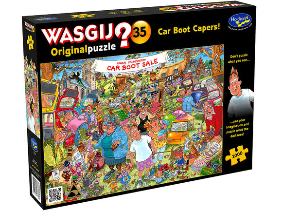Wasgij? 1000pc Original Jigsaw Puzzle #35 Car Boot Capers!